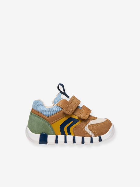 Baskets premiers pas Lupidoo Geox caramel - vertbaudet enfant 