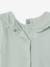 Baby T-shirt met lange mouwen en claudinekraag blauwgroen+lichtbeige+lichtroze - vertbaudet enfant 