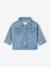 Denim jas baby meisjes bloemen stone - vertbaudet enfant 