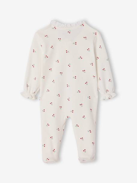 Pyjama Naissance fille cerise écru - vertbaudet enfant 