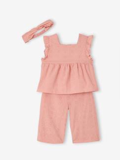 -Babyset voor meisjes met Engels borduurwerk
