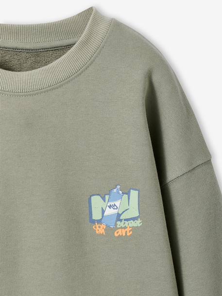 Set van 2 sweaters voor jongens met lange mouwen saliegroen - vertbaudet enfant 