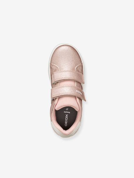 Baskets J ECLYPER GIRL geox rose+rose pâle - vertbaudet enfant 