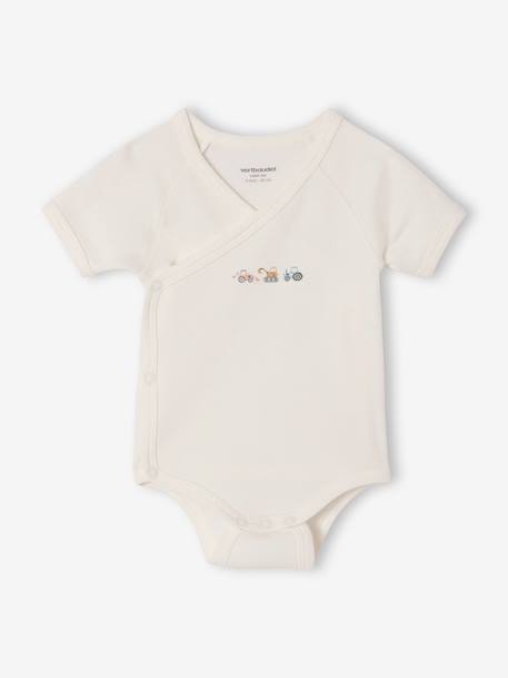 Lot 5 bodies naissance tracteur coton bio tomette - vertbaudet enfant 