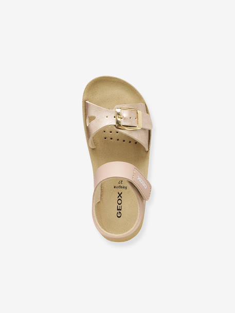 Sandales J SANDAL COSTAREI GI or+rose pâle - vertbaudet enfant 