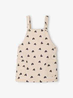 -Robe salopette bébé fille cœur 