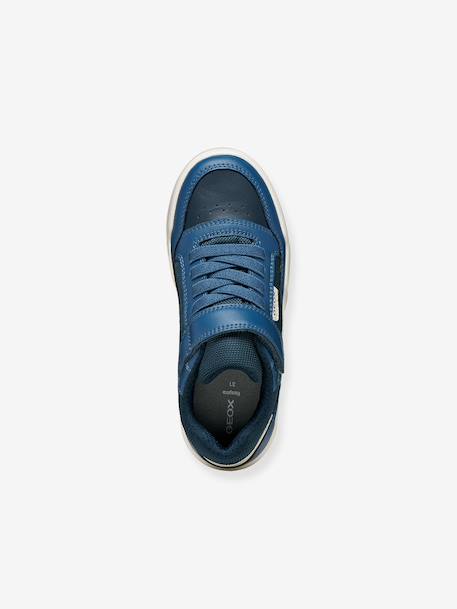 Baskets Perth Geox blanc+bleu+kaki - vertbaudet enfant 