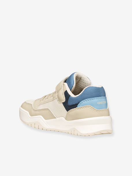 Baskets Perth Geox blanc+bleu+kaki - vertbaudet enfant 