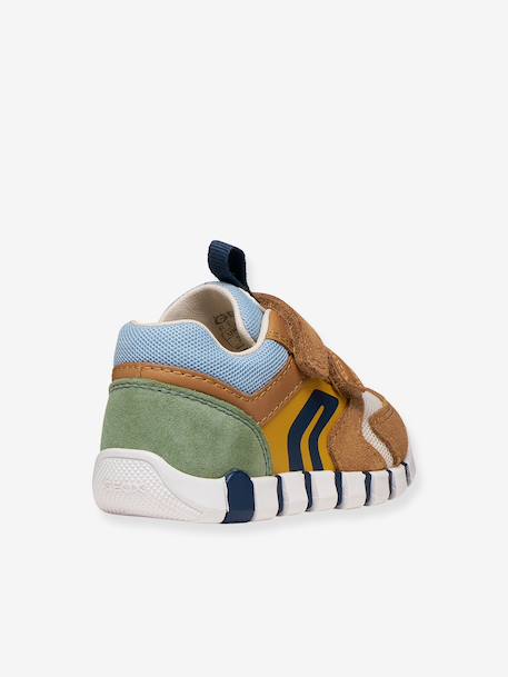 Baskets premiers pas Lupidoo Geox caramel - vertbaudet enfant 