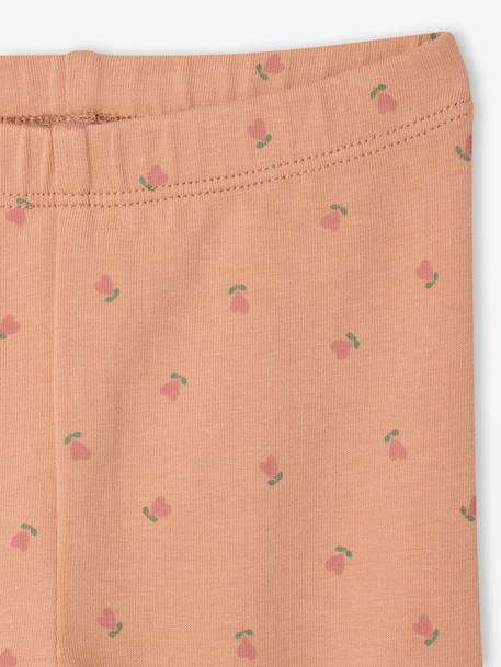 Lot de 2 leggings bébé Basics rose+vert sauge - vertbaudet enfant 