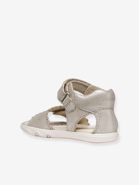 Sandaal voor eerste stapjes Steppieup beige+rozen - vertbaudet enfant 