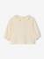 Lot 2 T-shirts manches longues collerette écru - vertbaudet enfant 