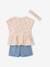 Ensemble short blouse bébé fille écru - vertbaudet enfant 