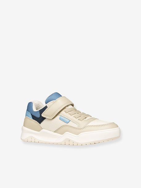 Baskets Perth Geox blanc+bleu+kaki - vertbaudet enfant 