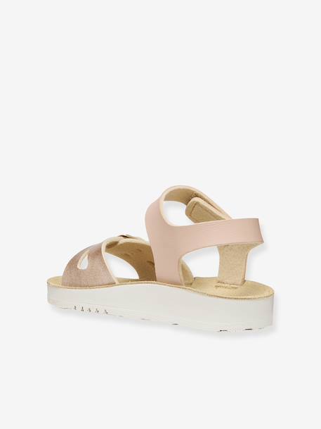 Sandales J SANDAL COSTAREI GI or+rose pâle - vertbaudet enfant 