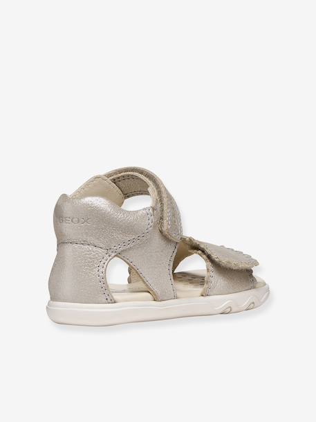 Sandaal voor eerste stapjes Steppieup beige+rozen - vertbaudet enfant 