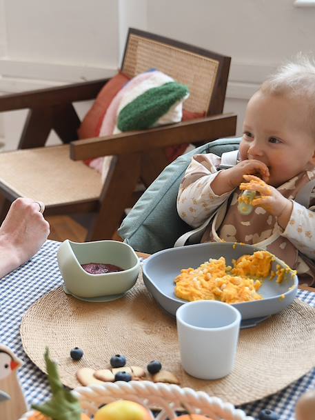 Silicone kom met zuignap BEABA groen - vertbaudet enfant 