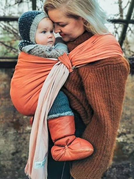 La petite écharpe sans n½ud ANTHRACITE OLIVE+noir+Nude/Caramel - vertbaudet enfant 