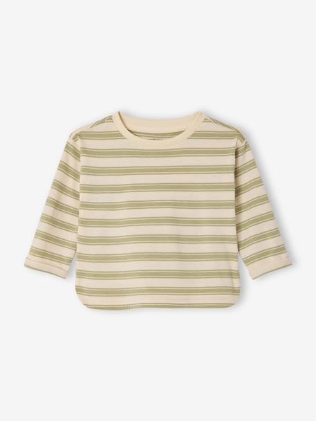 Ensemble salopette bébé garçon vert sauge - vertbaudet enfant 