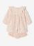 Ensemble 2 pièces robe et bloomer cerises écru - vertbaudet enfant 