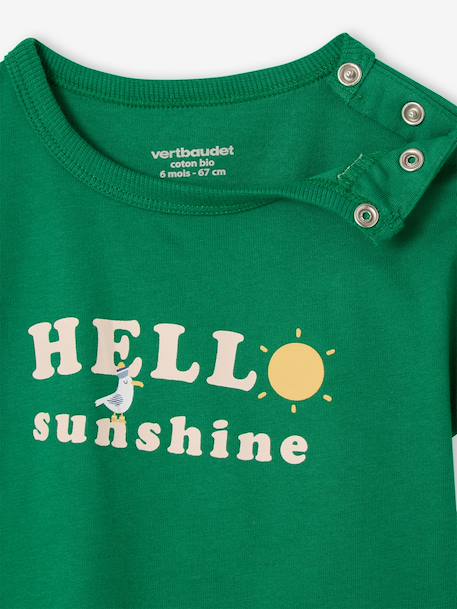 T-shirt baby jongen groen - vertbaudet enfant 
