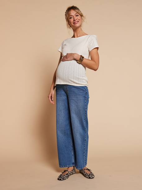 Jean large de grossesse double stone - vertbaudet enfant 