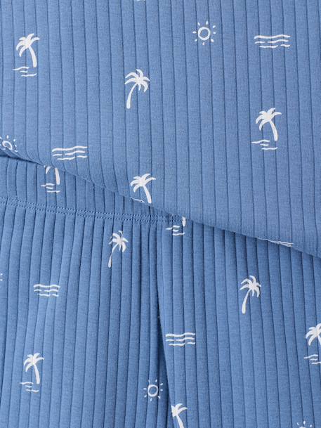 Set van 2 pyjama short voor jongens jeansblauw - vertbaudet enfant 