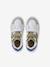 Baskets enfant garçon cuir à scratchs écru+lot blanc+lot bleu - vertbaudet enfant 