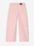 Pantalon large fille poches cœur jaune pâle+rose poudré - vertbaudet enfant 
