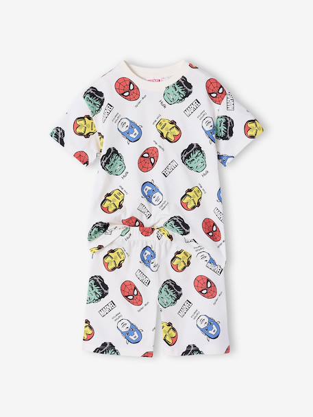 Pyjashort jongen AVENGERS ecru - vertbaudet enfant 
