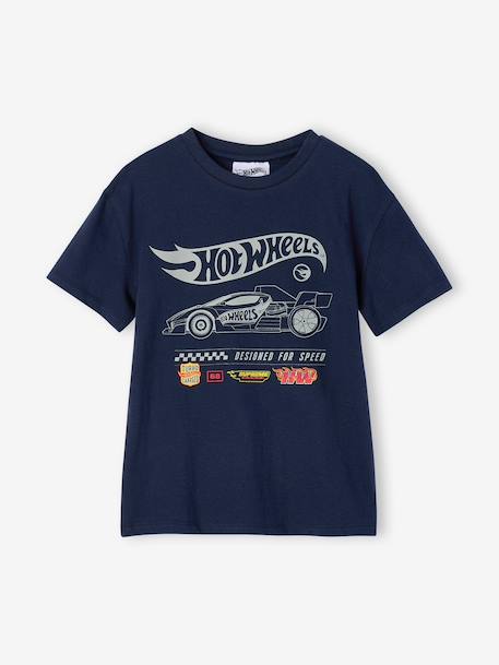 T-shirt jongen HOT WHEELS marineblauw - vertbaudet enfant 