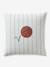 Parure housse de couette et taie d'oreiller BASKET avec coton recyclé écru - vertbaudet enfant 