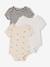 Lot 3 bodies bébé manches courtes chien anthracite - vertbaudet enfant 