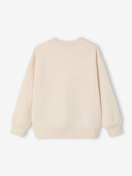 Sweat col rond surf bleu chambray+écru - vertbaudet enfant 