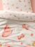Parure housse de couette et taie d'oreiller ENVOLEE rose imprimé - vertbaudet enfant 