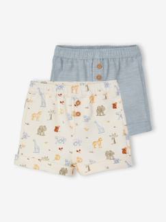 -Lot 2 short bébé 