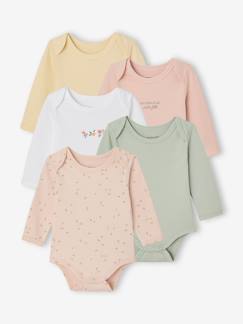 -Bodies manches longues bébé fleuris