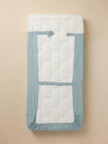 Parure Magicouette CIRCUIT VOITURE, avec coton recyclé blanc imprimé - vertbaudet enfant 