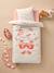 Parure housse de couette et taie d'oreiller ENVOLEE rose imprimé - vertbaudet enfant 
