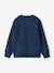 Sweater jongen met ronde hals en lange mouwen nachtblauw+olijf - vertbaudet enfant 