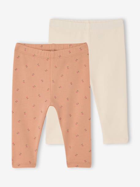 Bébé-Lot de 2 leggings bébé Basics