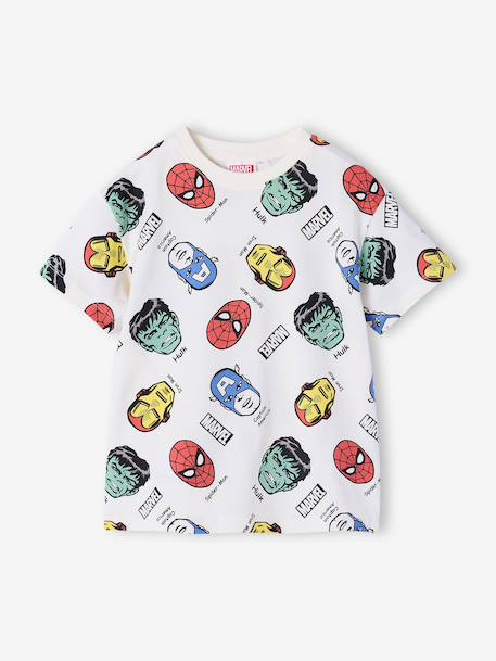 Pyjashort garçon MARVEL écru - vertbaudet enfant 
