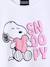T-shirt manches courtes fille Snoopy blanc - vertbaudet enfant 