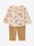 Ensemble bébé garçon T-shirt pantalon beige imprimé - vertbaudet enfant 