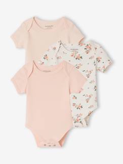-Lot 3 bodies bébé manches courtes
