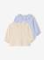 Lot 2 T-shirts manches longues collerette écru - vertbaudet enfant 