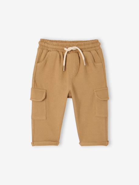 Babyset baby jongen T-shirt broek beige, bedrukt - vertbaudet enfant 