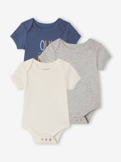 -Set van 3 body's evolutief jongen korte mouwen