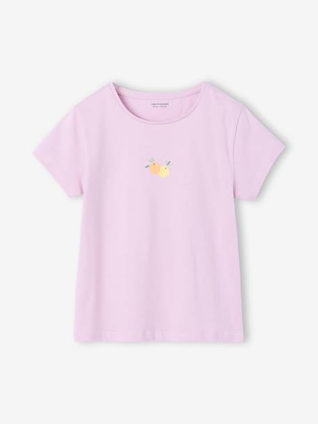 Set van 2 pyjamashorts voor meisjes van katoen lichtgeel - vertbaudet enfant 