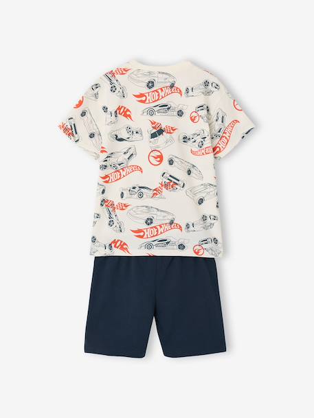 Pyjashort garçon Hot Wheels écru - vertbaudet enfant 